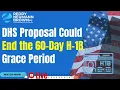 DHS Proposal Could End the 60-Day H-1B Grace Period