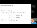 Is 2 3 prime Miller-Rabin The Ross Program