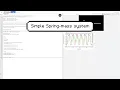 Vpython Spring-Mass System w frequency and displacement plots