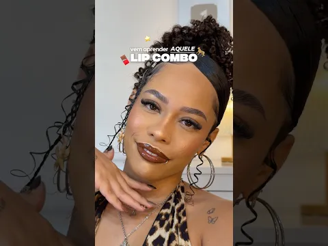 meu lip combo 🤎🍫 gostaram desse? #lipcombo