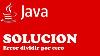 JAVA DIVIDIR POR CERO Exception in thread main java lang ArithmeticException by zero
