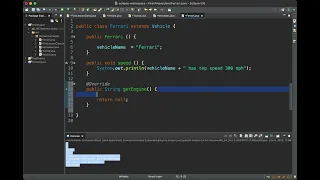 Java lesson 31 abstract class and abstract method