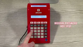 CONFIGURAZIONE CONNESSIONE HOT-SPOT IPHONE CON OLIVETTI FORM 100