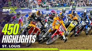 450 Class Highlights Round 12 St Louis Monster Energy Supercross 2026