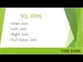 SQL Server join hindi urdu - Inner join Left join Right join and full outer join