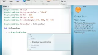 Small Basic Tutorial 5 - Introduction to Graphics Windows