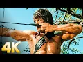 Rambo’s Jungle Traps Strike with Deadly Force | Rambo: First Blood Part II | CLIP ⚡ 4K