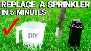 Replace SPRINKLER HEAD in 5 Minutes - Rainbird