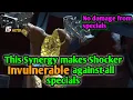 This Synergy makes Shocker Invulnerable against special attacks great Synergy MCOC