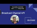 Communicate between two tabs using Broadcast Channel API