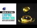C4D Tutorial - Looping Animation with Displacement Black Gold 05