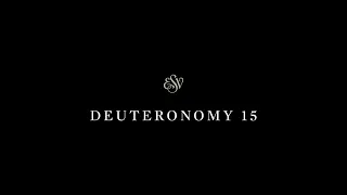 Deuteronomy 15 English Standard Version ESV 