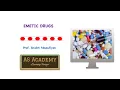 EMETIC DRUGS MECHANISM OF EMESIS PHARMACOLOGY OF IPECAC SYRUP APOMORPHINE