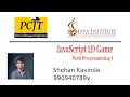 JavaScript 2D Game Development - Java Institute For Advanced Technology