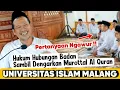 Download Lagu GUS BAHA TERTAWA KARENA PERTANYAAN PETINGGI UNISMA, HUBUNGAN BADAN SAMBIL DENGARKAN MUROTTAL ALQURAN