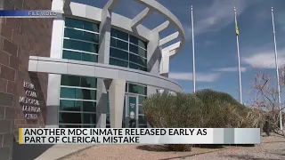 MDC inmate released early after clerical error