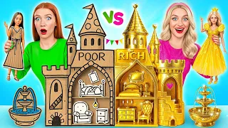 we build amazing doll house rich vs broke challenge funny moments by multi do smile