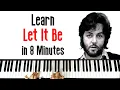 Easy Piano Accompaniment for Let It Be by The Beatles Beginner Tutorial