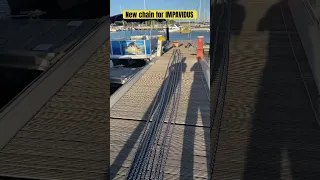 New Chain arrived… #liveaboard #sailboat #sailing