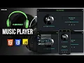 Build Music Player Using HTML CSS JS Mini Project