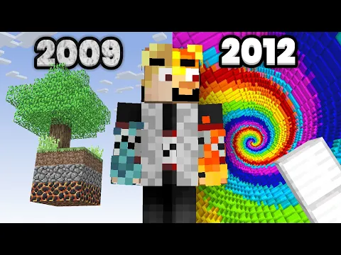 Video Thumbnail: Zahrál jsem si VŠECHNY Staré Minecraft mapy