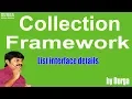 Collection Framework - List interface details