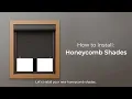 How to Install No-Drill Cordless Complete Blackout Cellular Shades