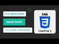 CSS Selectors Tutorial Element Class ID More