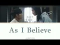 Download Lagu As l Believe - Juno Su (苏诗丁) CRUSH 原来我很爱你OST Lyrics
