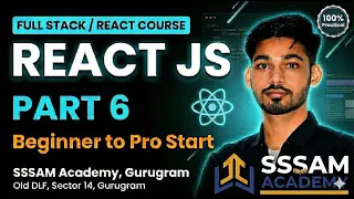 React JS Full Course 2026 Lecture 6 Lists Rendering CSS Styling in React SSSAM Academy