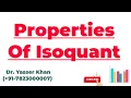 Properties Of Isoquant Features Of Isoquant Isoquant Production Function Microeconomics