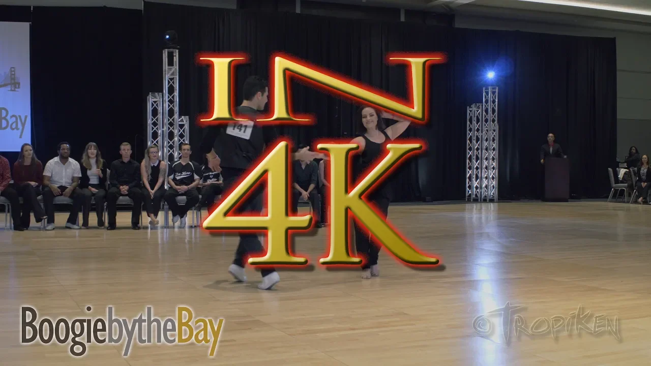 Mike Carrigan & Jen Ferreir - 2017 Boogie by the Bay (BbB) All-Stars Strictly Swing - IN 4K