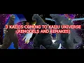 3 KAIJUS COMING TO KAIJU UNIVERSE\u0026PROJECT KAIJU