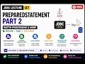 JDBC Lecture 7 PreparedStatement Part 2 Batch Operations Insert Update SQL Injection