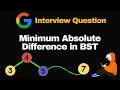 Minimum Absolute Difference in BST LeetCode 530 BFS Python Solution
