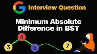 Minimum Absolute Difference in BST LeetCode 530 BFS Python Solution