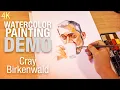 Download Lagu 🎨🪑 Demo Aquarelle   Portrait de Cray Birkenwald 4K