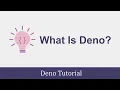 What Is Deno - Deno Tutorial for Beginners