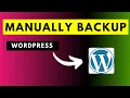 How to Manually Back Up Your WordPress Website In cPanel