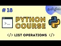 List Operations - Python Complete Course Tamil Productivv Academy