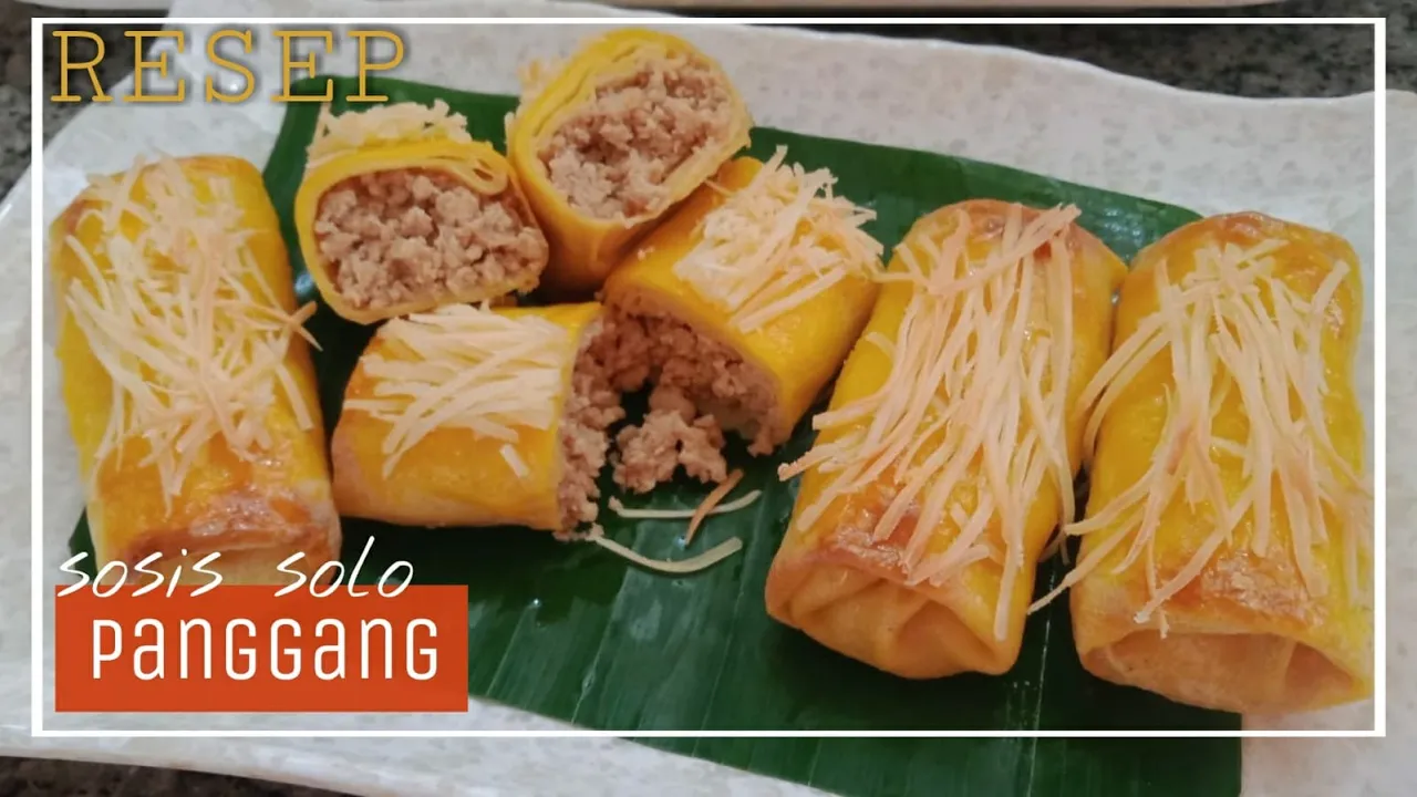 Sosis Solo Panggang Isi Daging Ayam Sosis Solo Panggang Isi Daging Ayam