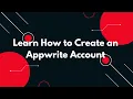 How to Create an Appwrite Account Step-by-Step Guide