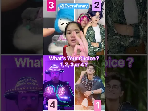 What’s Your Choice ? 1, 2, 3 or 4 ? #trending #viral #shorts #funny #1234#32