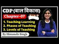 Teaching Learning Process CDP for REET UPTET KVS Chapter-07