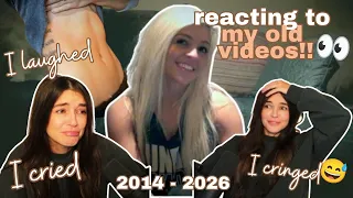 I laughed, I cried, I cringed 😅 | REACTING TO OLD VIDEOS