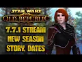 SWTOR - New Season Story Release New Date Nights Cartel More 7 7 1 Developer Stream Recap