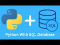 Python With SQL Databases - Full Crash Course Python Database Connectivity Tutorial