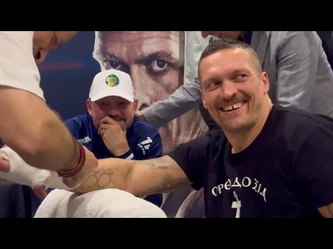 Download MP3 CAMERA MAN IS TOLD OFF AS USYK WRAPS UP FOR TYSON FURY | BEHIND SCENES | RIYADH SEASON