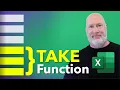 How to Use the TAKE Function in Microsoft Excel