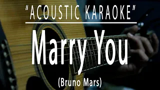 Download Marry you - Bruno Mars (Acoustic karaoke) MP3